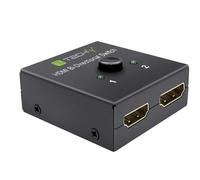 Techly Switch HDMI 2 porte Bidirezionale 4K 60Hz