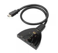 Techly Switch HDMI 3x1 Pigtail 4Kx2K 3 In 1 Out Compatto