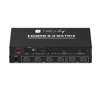 Techly Switch Matrix HDMI 2.0 4x2 3D Ultra HD 4K HDCP HDR