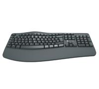 Techly Tastiera Ergonomica Wireless Slim Design Curvo