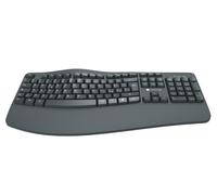 Techly Tastiera Ergonomica Wireless Slim Design Curvo