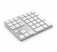 Techly 622694 Tastierino Numerico BT V3.0 Wireless 34 Tasti Argento Grigio Silver