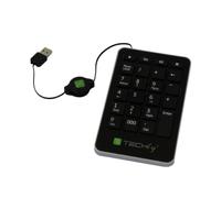 Techly Tastierino Numerico USB 23 tasti Nero Windows contabile