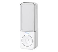 Techly 620577 Trasmettitore Aggiuntivo IP56 Battery Free per Campanello Wireless Fino a 180m Bianco