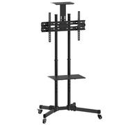 Techly Trolley da Pavimento con Mensola per TV LCD/LED/Plasma 37-70"