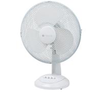 Techly Ventilatore Rotante da Tavolo Diametro 30 cm a 3 Velocità