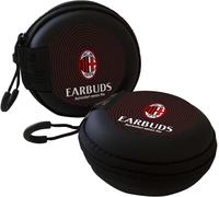 TECHMADE AC Milan Auricolari Ufficiali senza filo - cuffie in ear con doppio mic