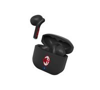 TECHMADE AC Milan Cuffie Bluetooth In Ear Senza Filo - Auricolari Wireless con Box di Ricarica - Design Sportivo Rosso/Nero - Compatibili con Smartphone, PC e Tablet (OPACO)