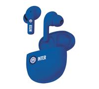 TECHMADE Auricolari senza filo INTER, Box ricarica, Doppio microfono e tasti