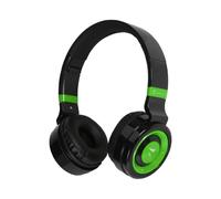 TECHMADE - Cuffie Wireless Bluetooth 5.0 | Headphones Pieghevoli con Microfono | Suono Stereo HiFi | FM Radio e Slot SD (max 32GB) | Compatibile con Vari Device, Verde,