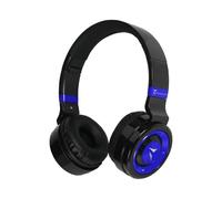 TECHMADE Cuffie Wireless Bluetooth 5.0, Pieghevoli Cuffie Over Ear Microfono Incorporato Suono Stereo HiFi Cuffie Over Ear, Per Viaggi PC Cellulare| FM Radio, SD Card Slot (max 32GB) (blu)