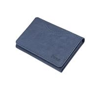 TECHMADE Etres Portafoglio Magnetico - Design Jeans - Portacarte MagSafe Compatibile per iPhone - Protezione RFID - 6 Slot Carte + Tasca Contanti - Slim, Unisex, Antiscivolo (blu)