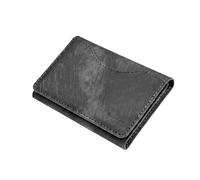 TECHMADE Etres Portafoglio Magnetico - Design Storm - Portacarte MagSafe Compatibile per iPhone - Protezione RFID - 6 Slot Carte + Tasca Contanti - Slim, Unisex, Antiscivolo (nero)