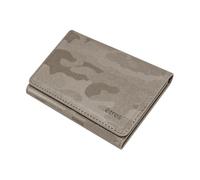 TECHMADE ETRES Portafoglio Magnetico Flat Camouflage - 5 Slot Carte + Tasca Contanti - Protezione RFID, Ultra Slim, Funzione Stand per Smartphone - Anello Adattatore Magnetico Incluso (Grey Cam)