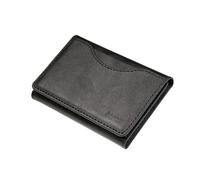 TECHMADE Etres Portafoglio Magsafe Compatibile per iPhone 17/16/15/14/13/12 - Portacarte Magnetico, RFID, in PU Leather - 6 Slot Carte + Tasca Contanti - Compatto, Unisex, Antiscivolo (NERO)