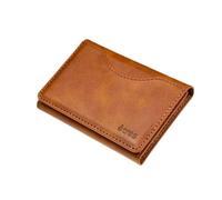 TECHMADE Etres Portafoglio Magsafe Compatibile per iPhone 17/16/15/14/13/12 - Portacarte Magnetico, RFID, in PU Leather - 6 Slot Carte + Tasca Contanti - Compatto, Unisex, Antiscivolo (BROWN)