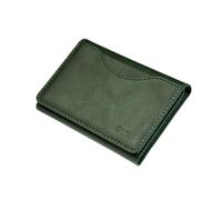 TECHMADE Etres Portafoglio Magsafe Compatibile per iPhone 17/16/15/14/13/12 - Portacarte Magnetico, RFID, in PU Leather - 6 Slot Carte + Tasca Contanti - Compatto, Unisex, Antiscivolo (VERDE)