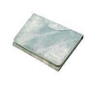 TECHMADE ETRES Portafoglio Smart Uomo Donna - Wallet Magnetico con Porta Carte RFID, Design Jeans, Compatibile con MagSafe, Slim e Compatto (light blu)