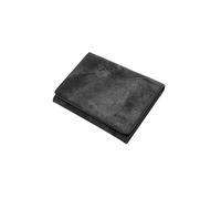 Techmade Etres Smart Wallet - Classic • Jeans | Slim Portafoglio con protezione RFID in look denim, Nero , unisize, Minimalista
