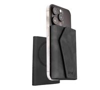 TECHMADE ETRES Wallet Smart ICON Easy - Portafoglio MagSafe con Porta Carte RFID, Ultra-Slim, Compatibile con iPhone, Design Minimal, Nero Opaco (black)