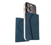 TECHMADE ETRES Wallet Smart ICON Easy - Portafoglio MagSafe con Porta Carte RFID, Ultra-Slim, Compatibile con iPhone, Design Minimal, Nero Opaco (blue)