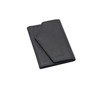 TECHMADE ETRES Wallet Smart ICON Easy - Portafoglio MagSafe con Porta Carte RFID, Ultra-Slim, Compatibile con iPhone, Design Minimal, Nero Opaco (saffiano black)