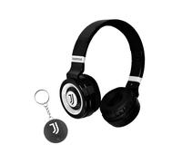 TECHMADE Juventus - Cuffie Senza Filo Cuffie Wireless Over-Ear, Cuffie Bluetooth Pieghevoli, con Microfono Incorporato, HiFi Stereo, Micro SD Slot, per iPhone/Android/Viaggio/PC (+ Localizzatore)