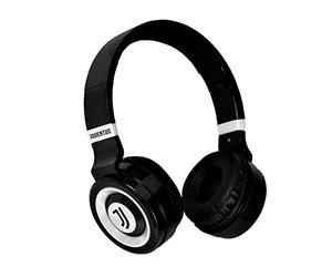 TECHMADE Juventus - Cuffie Senza Filo Cuffie Wireless Over-Ear, Cuffie Bluetooth Pieghevoli, con Microfono Incorporato, HiFi Stereo, Micro SD Slot, FM Radio per iPhone/Android/Viaggio/PC (Single)