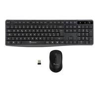 Techmade KM Kit Combo Tastiera e Mouse Wireless USB, Layout ITA QWERTY