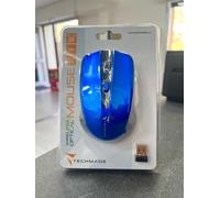 Techmade Mouse Ottico Wireless 3 Tasti 1600 DPI colore Blu TM-XJ30-BL