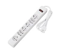 Techmade MULTIPRESA 8 POSTI SL203080 4 Prese 10A +T / 4 Prese 10A SCHUKO