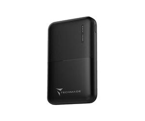 Techmade Power Bank 5000mAh, 2 porte USB e 1 USB-C. Sottile & Compatto Caricabatterie Portatile Carica Rapida Batteria Esterna Powerbank per iPhone Samsung Huawei Smartphone