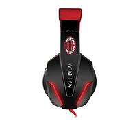 Techmade FL1 Cuffie Cablato a Padiglione Giocare Nero Rosso