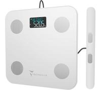 Techmade Bilancia Pesapersone Body Fat Elettrodi 180kg Bianca