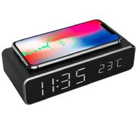 Techmade Sveglia Con Funzione Ricarica Cell.wireless Nero Dac-wpc-01
