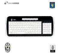 Techmade VKL930-JUVE Tastiera Multimedia, Juventus, Layout Italiano, Nero/Bianco