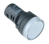 Techna Indicatore LED 22mm Pannello 230V Bianco Pilot Light 1 Pezzo