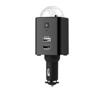 Technaxx Caricatore da Auto USB-C™ con Luce Disco TX-159