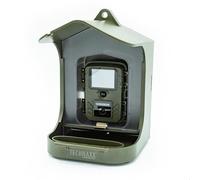 Technaxx Mangiatoia per uccelli con videocamera integrata, scatola da per cibo e bagno per l'acqua - Kit di installazione versatile - Full HD videocamera per il monitoraggio degli uccelli TX-165