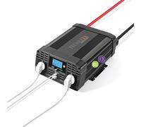 Technaxx Convertitore Auto 12V a 230V 2000W Potenza Continua 4000W Picco Convertitore di Tensione con Display LCD 2 Prese Schuko 2 Porte USB Certificato TÜV Inverter per Camping Camper Barca - TE20