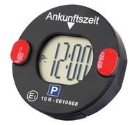 Technaxx Disco Orario Elettronico Digitale Con Sensore Di Movimento, Orologio Parcheggio Automatico Con Fissaggio Magnetico, Lunga Durata Batteria & Cambio Automatico Ora Legale/Solare - TX-353