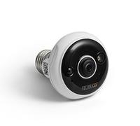 Technaxx Easy IP Camera FullHD 1080p, Portalampada E27, Telecamera di sorveglianza per interni TX-58 - Attivazione allarme, monitoraggio in tempo reale, microfono integrato, LED IR