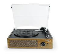 Technaxx giradischi BT Retro con funzione di registrazione, giradischi in stile vintage con Bluetooth e altoparlanti integrati TX-186 - RCA, 3 velocità, AUX-IN, memorizzazione diretta su unità USB