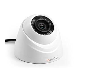 Technaxx HDCVI/coaxial additional dome camera for Mini Security Kit PRO, TX-49 indoor surveillance camera-night vision, Smart IR, 720p video resolution- Ideal for DAHUA systems