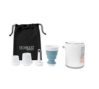 Technaxx Mini Pompa ad Aria con Batteria Ricaricabile e Luce LED da Campeggio, T