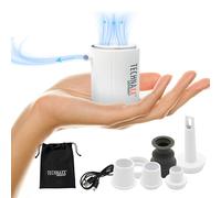 Technaxx Mini Pompa ad Aria con Batteria Ricaricabile e Luce LED da Campeggio, T