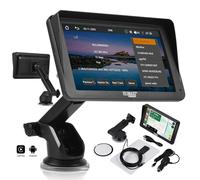 Technaxx Monitor CarPlay & Android Auto Wireless con Radio DAB - Display Touchscreen da 7 Pollici per Auto, Bluetooth 5.0, Trasmissione Audio FM & AUX, Radio Digitale, Supporto Parabrezza - TX-361