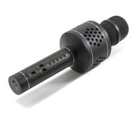 Technaxx - MusicMan Pro BT-X35 Microfono Karaoke Bluetooth con TWS per Cantare in Duetto - Nero