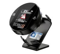 Technaxx Rilevatore radar con Blitzer.de, display e app TrafficNaxx TX-388 | Avvisi di pericolo e velocità, display in tempo reale, Blitzer.de/SCDB, app TrafficNaxx senza abbonamento