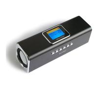 Technaxx - RMS 6W, 150Hz-18kHz, 4 Ohms, S / N 80 dB, FM, USB, MicroSD, Line In 3.5mm, LCD, 270g